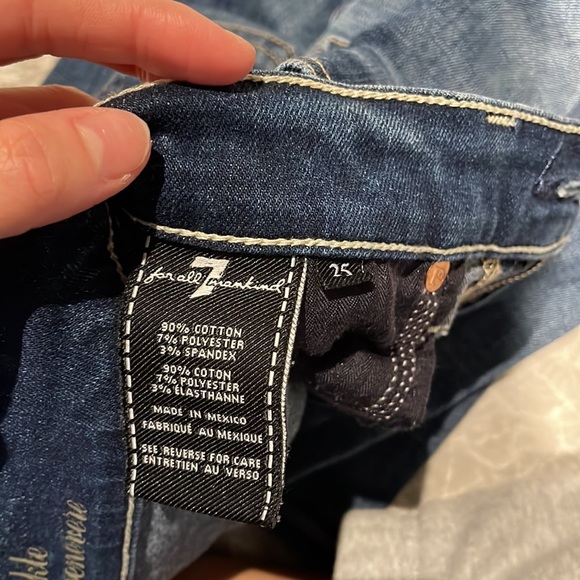 7 for all man kind skinny size 25 - Picture 3 of 3